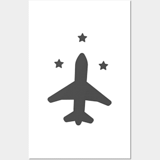 Cute Airplane Icon Posters and Art